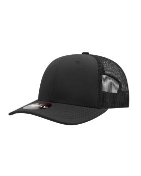 '6 Panel Mid Profile Structured Acrylic/Polyester Trucker'
