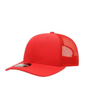 '6 Panel Mid Profile Structured Acrylic/Polyester Trucker'