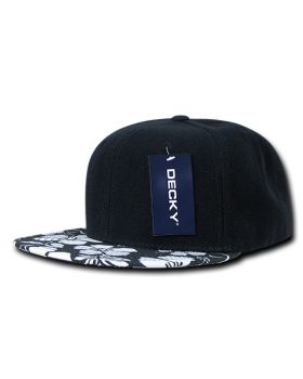 'Floral Visor Snapbacks'