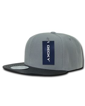 '6 Panel High Profile Structured Vinyl Snapback'