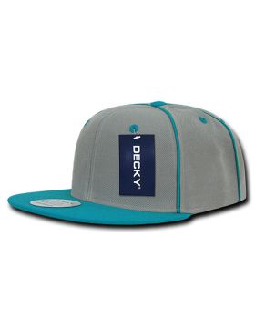 '6 Panel High Profile Structured Piped Snapback'
