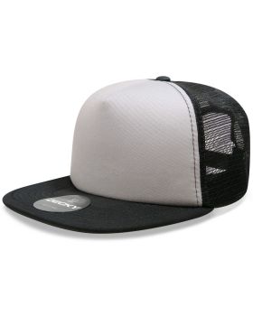 '5 Panel High Profile Structured Foam Trucker'