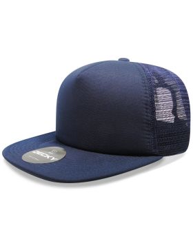 '5 Panel High Profile Structured Foam Trucker'