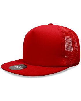 '5 Panel High Profile Structured Foam Trucker'