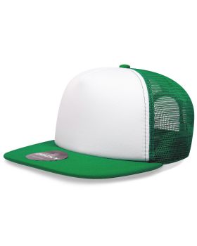 '5 Panel High Profile Structured Foam Trucker'