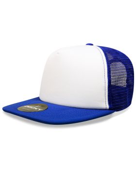 '5 Panel High Profile Structured Foam Trucker'