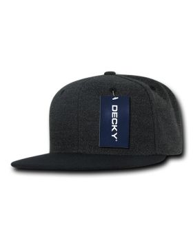 '6 Panel High Profile Structured Melton Snapback'