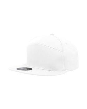7 Panel High Profile Structured Cotton Blend Cap