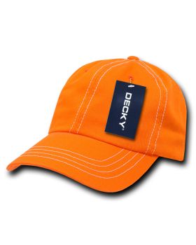 '6 Panel Low Profile Relaxed Contra-Stitch Dad Hat'