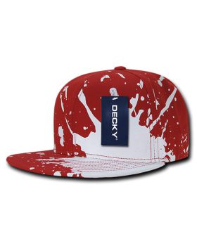 '6 Panel High Profile Structured Splat Snapback'