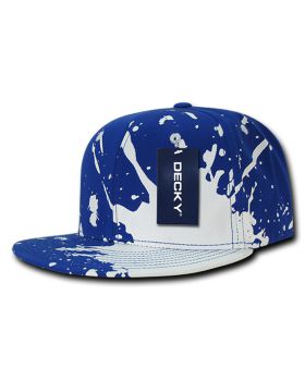 '6 Panel High Profile Structured Splat Snapback'