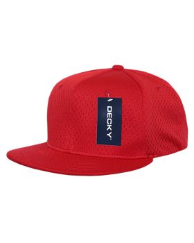 'Decky 1128 Mesh Jersey Flat Bill Snapback'