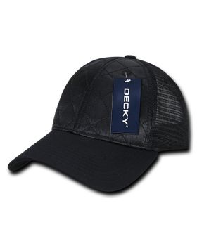 '6 Panel Low Profile Structured Quilted Trucker'