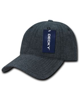 6 Panel Low Profile Relaxed Denim Dad Hat