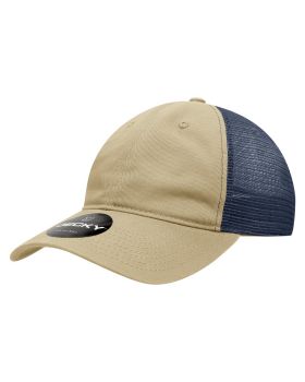 '6 Panel Low Profile Relaxed Cotton Trucker'