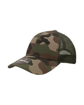 '6 Panel Low Profile Relaxed Cotton Trucker'