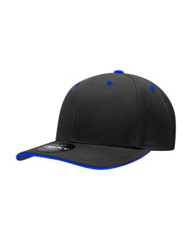 '6 Panel Mid Profile Structured Sandwich Bill Cap'