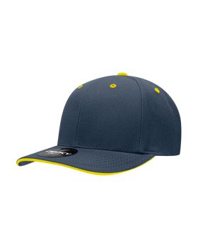 '6 Panel Mid Profile Structured Sandwich Bill Cap'