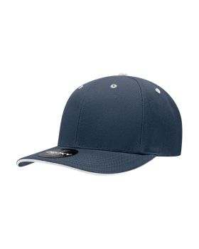'6 Panel Mid Profile Structured Sandwich Bill Cap'