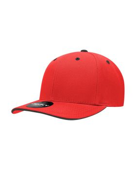 '6 Panel Mid Profile Structured Sandwich Bill Cap'