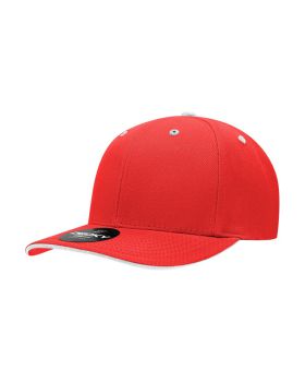 '6 Panel Mid Profile Structured Sandwich Bill Cap'