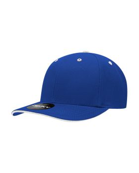 '6 Panel Mid Profile Structured Sandwich Bill Cap'