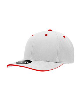 '6 Panel Mid Profile Structured Sandwich Bill Cap'