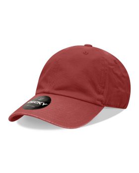 '6 Panel Low Profile Relaxed Cotton Dad Hat'