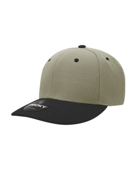 '6 Panel Mid Profile Structured Acrylic/Polyester Cap'