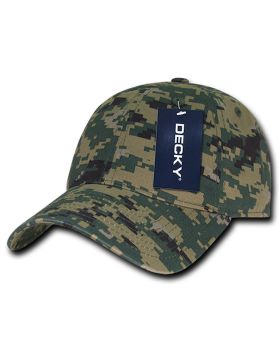'6 Panel Low Profile Relaxed Camo Dad Hat'