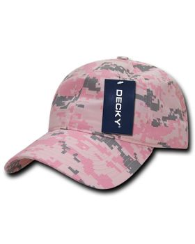 '6 Panel Low Profile Relaxed Camo Dad Hat'