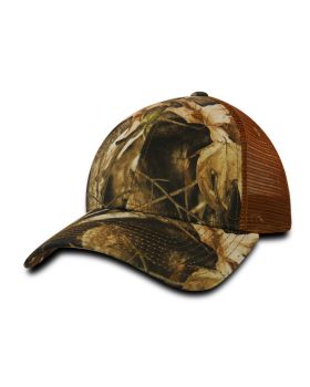 '6 Panel Low Profile Structured Camo Trucker'