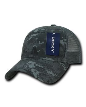 '6 Panel Low Profile Structured Camo Trucker'