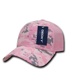 '6 Panel Low Profile Structured Camo Trucker'