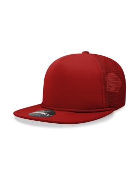 5 Panel High Profile Structured Foam Trucker