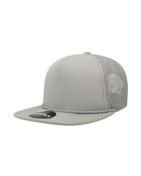 '5 Panel High Profile Structured Foam Trucker'