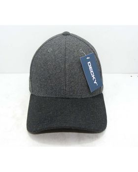 '6 Panel Low Profile Structured Melton Cap'