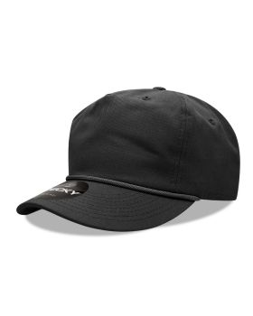 '5 Panel High Profile Relaxed Cotton Rope Hat'