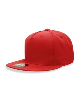 '5 Panel High Profile Structured Acrylic/Polyester Snapback'