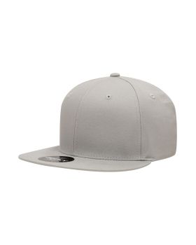 '6 Panel High Profile Structured Cotton Blend Snapback'