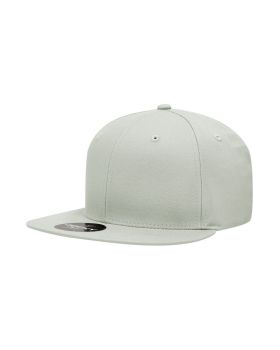 '6 Panel High Profile Structured Cotton Blend Snapback'