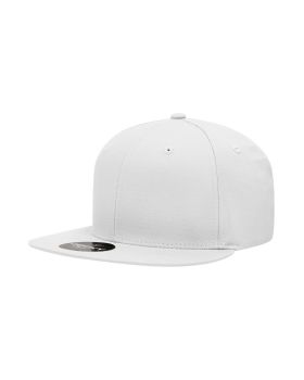 6 Panel High Profile Structured Cotton Blend Snapback