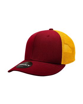 '6 Panel Mid Profile Structured Cotton Trucker'