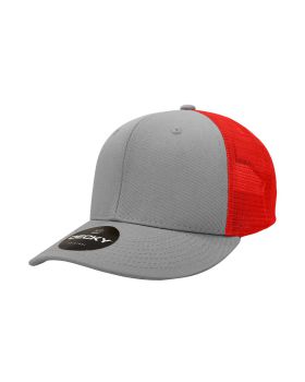 '6 Panel Mid Profile Structured Cotton Trucker'