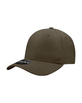 '6 Panel High Profile Structured Acrylic/Polyester Fitted'