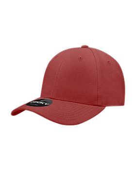'6 Panel High Profile Structured Acrylic/Polyester Fitted'