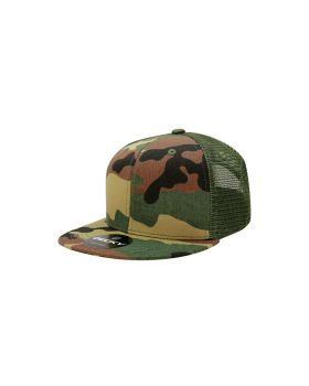 'Youth 6 Panel High Profile Structured Cotton Trucker'