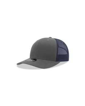 'Youth 6 Panel Mid Profile Structured Cotton Trucker'