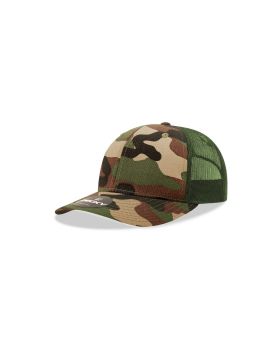 'Youth 6 Panel Mid Profile Structured Cotton Trucker'