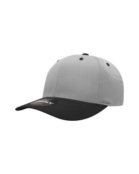 '6 Panel Mid Profile Structured Cotton Blend Cap'